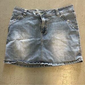 Denim Mini Skirt